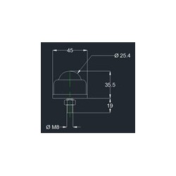 BILLE PORTEUSE Ø 22 mm