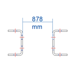 Régulateur 878 mm Galvanisé